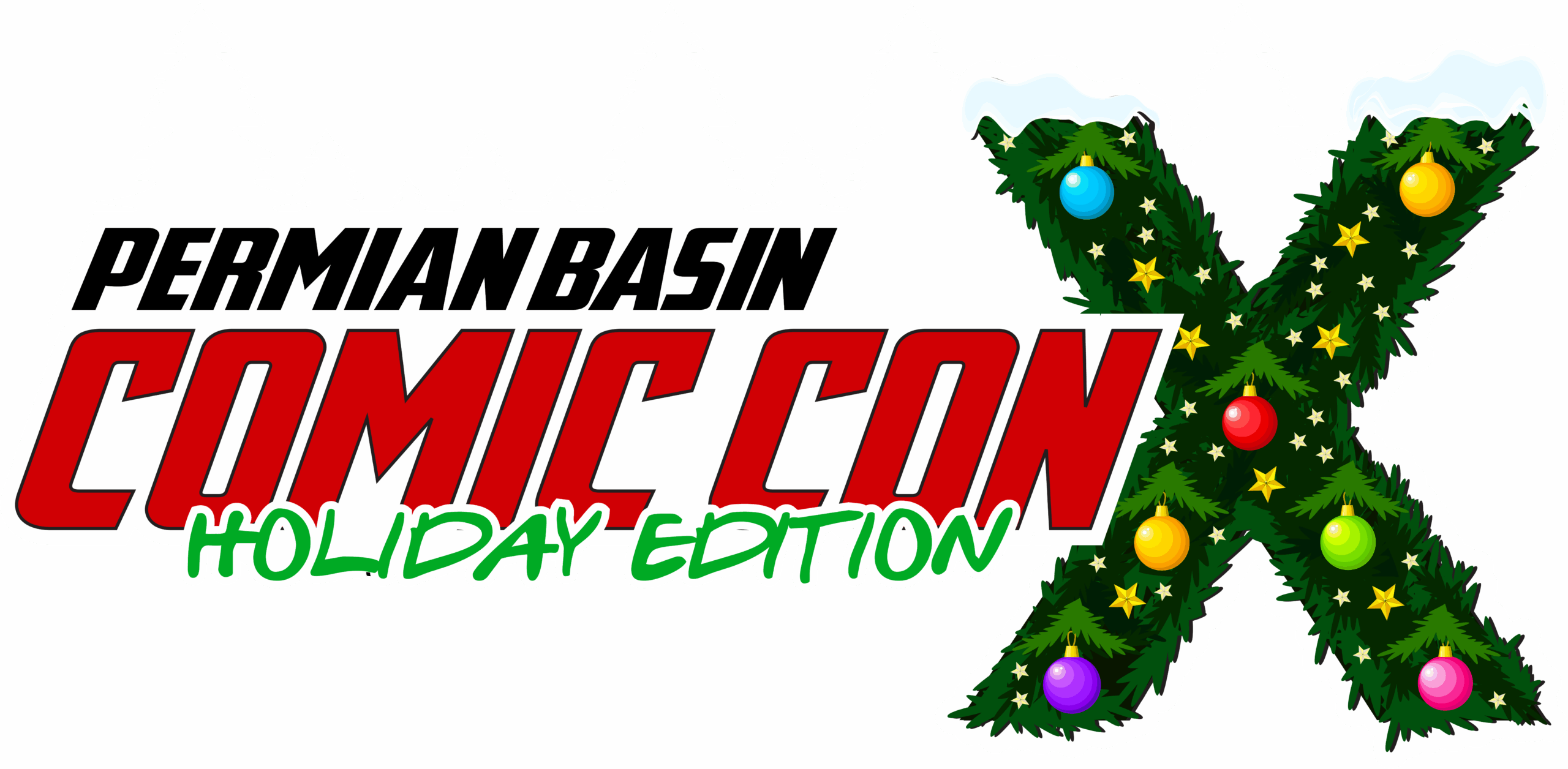 Permian Comic Con Logo - Christmas Editions v2